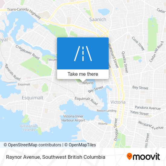 Raynor Avenue map