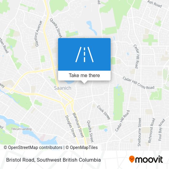 Bristol Road map