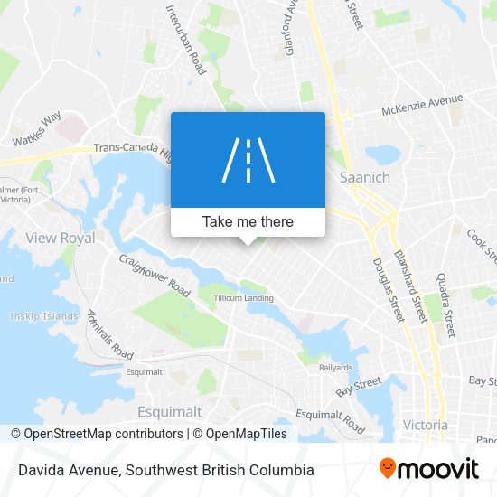 Davida Avenue map