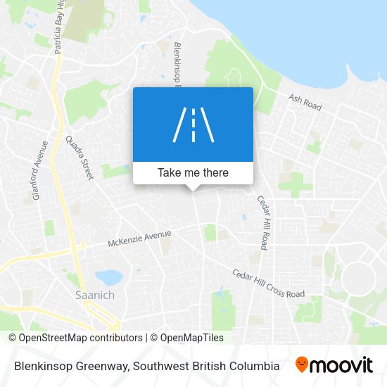 Blenkinsop Greenway map
