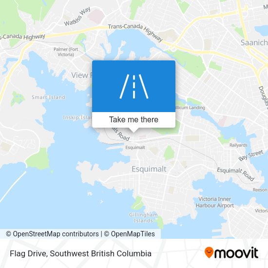 Flag Drive map