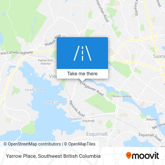 Yarrow Place map