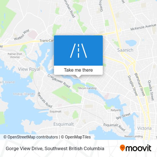 Gorge View Drive map