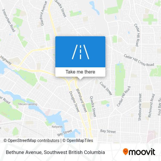 Bethune Avenue map