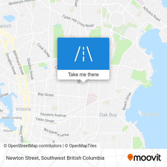 Newton Street map