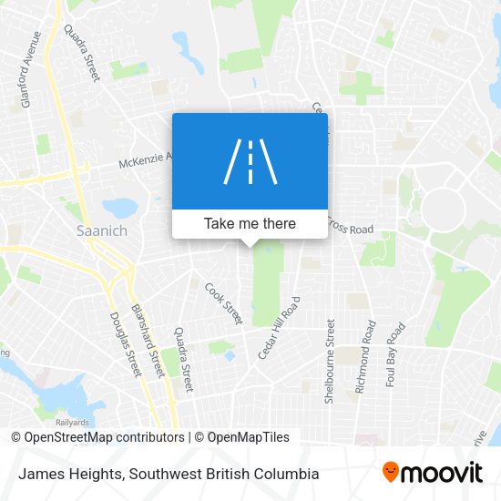 James Heights map