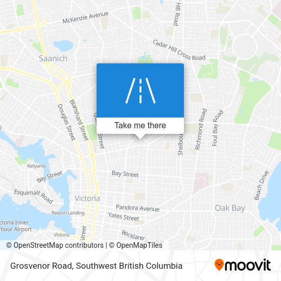 Grosvenor Road map