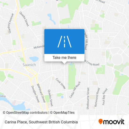 Carina Place map