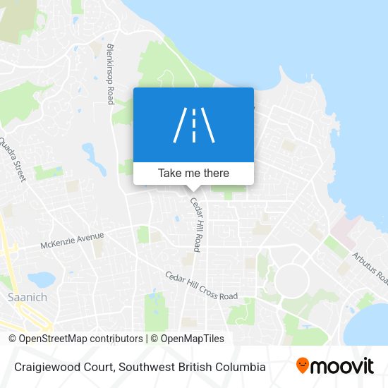 Craigiewood Court map
