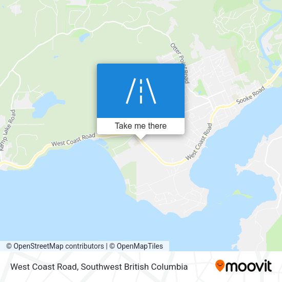 West Coast Road map