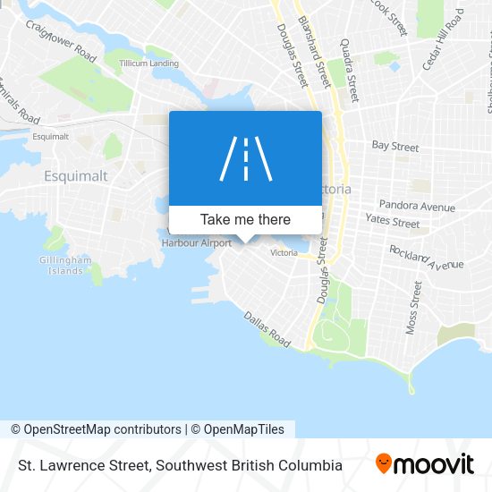 St. Lawrence Street map