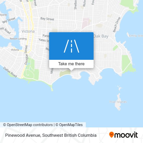 Pinewood Avenue map