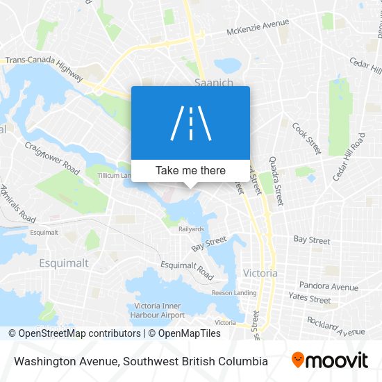 Washington Avenue map