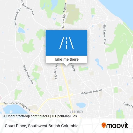 Court Place map
