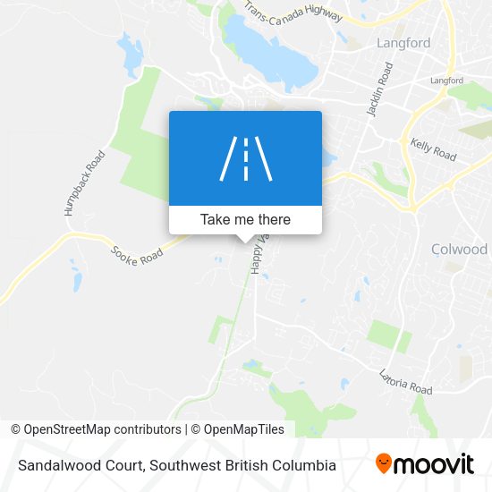 Sandalwood Court map
