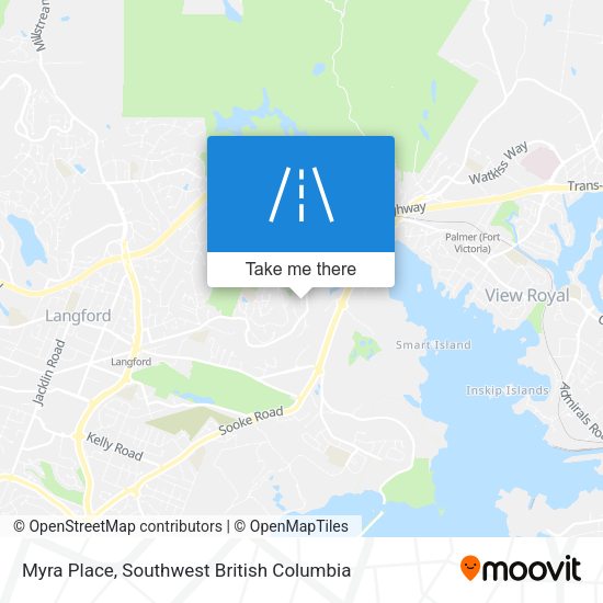 Myra Place map