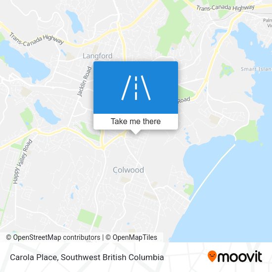 Carola Place map