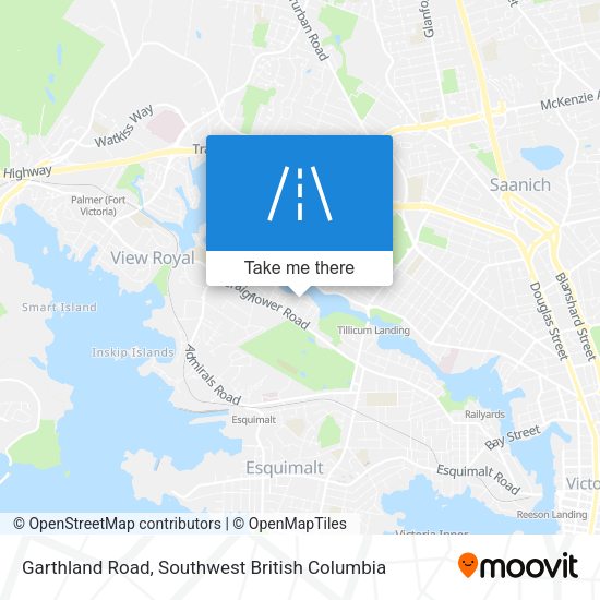 Garthland Road map