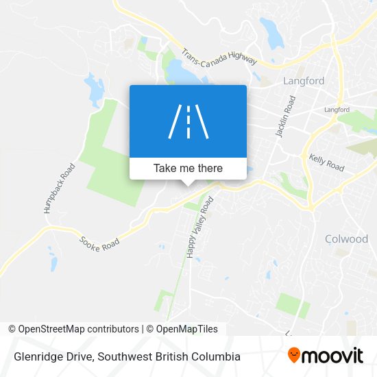 Glenridge Drive map