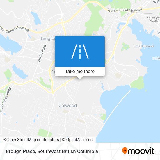Brough Place map