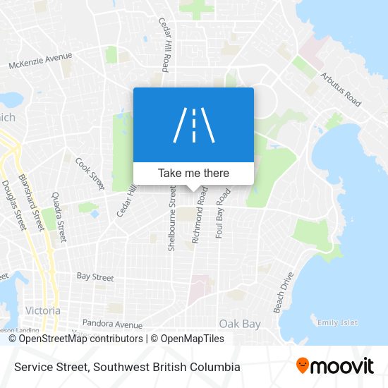 Service Street plan