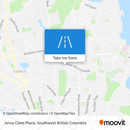 Anna Clare Place map