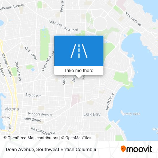 Dean Avenue map