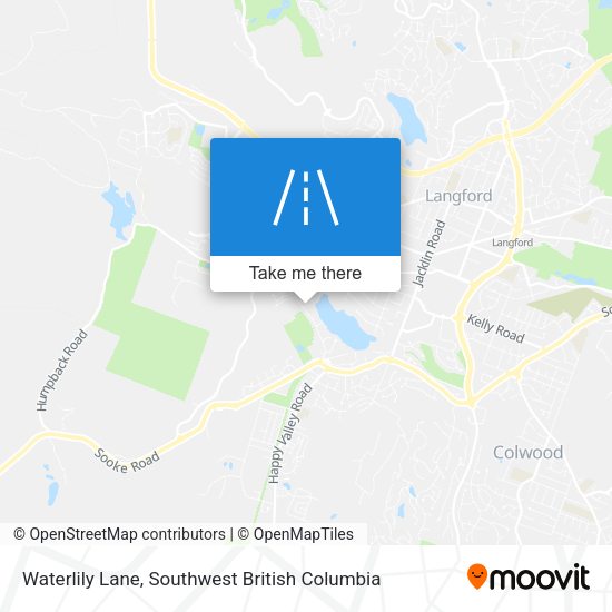 Waterlily Lane map