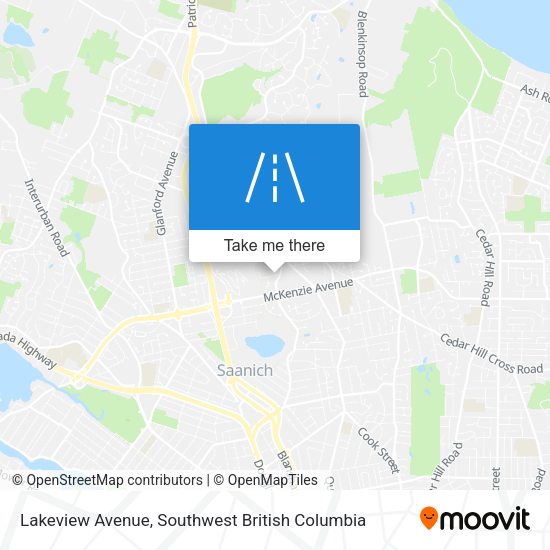 Lakeview Avenue map