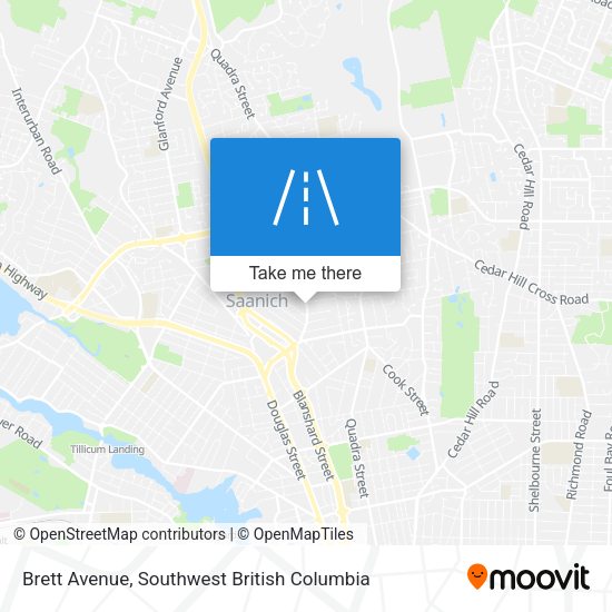 Brett Avenue map