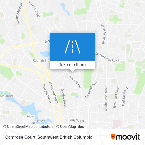 Camrose Court map