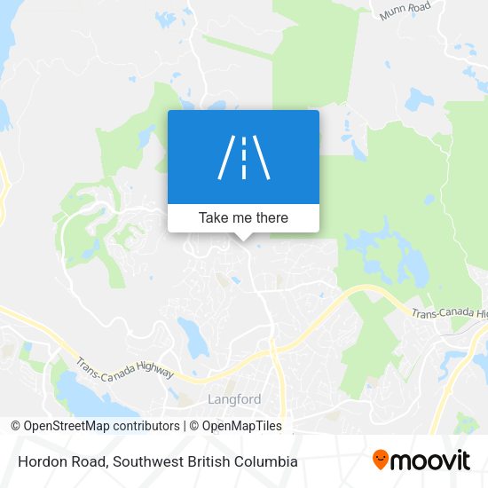 Hordon Road map