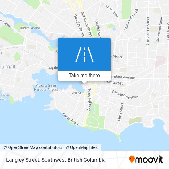 Langley Street map