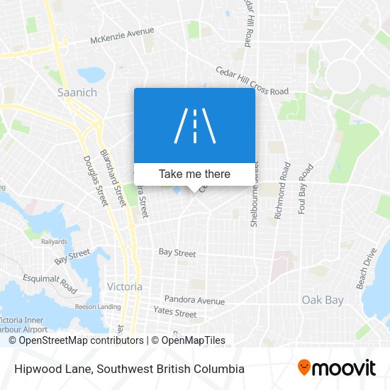 Hipwood Lane map