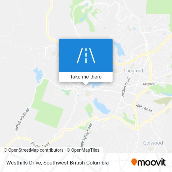 Westhills Drive map