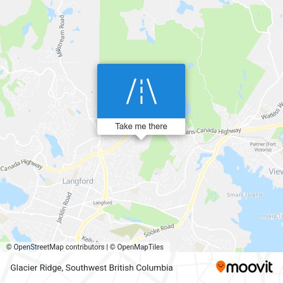 Glacier Ridge map