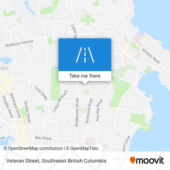 Veteran Street map