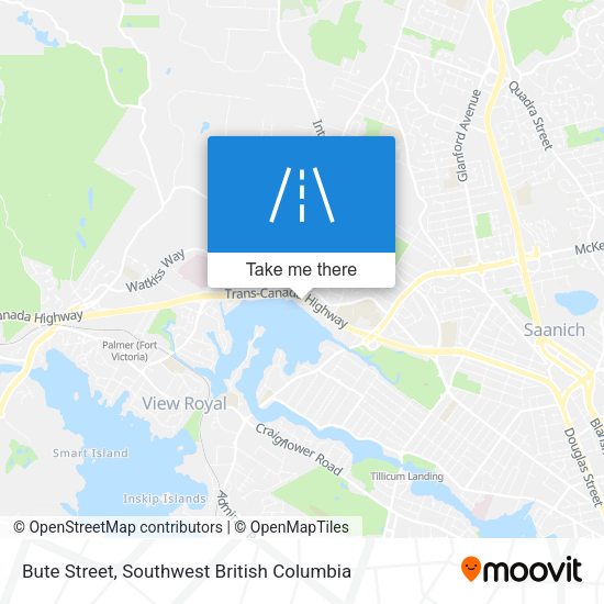 Bute Street map
