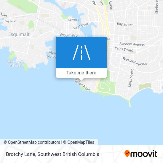 Brotchy Lane map