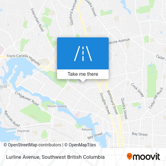 Lurline Avenue map