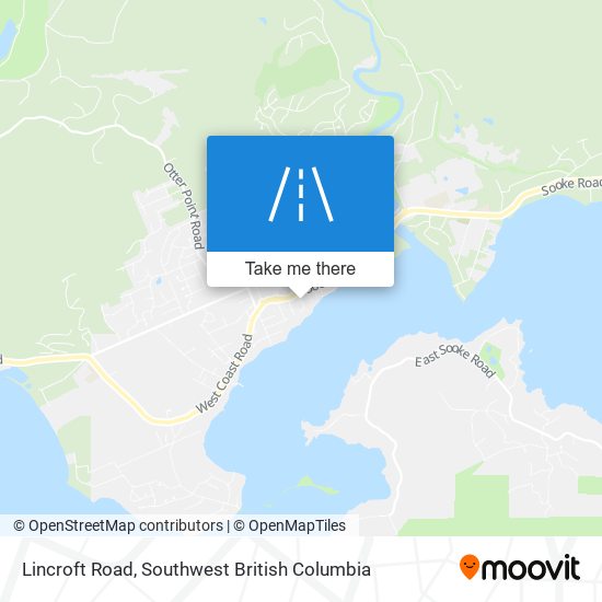 Lincroft Road map