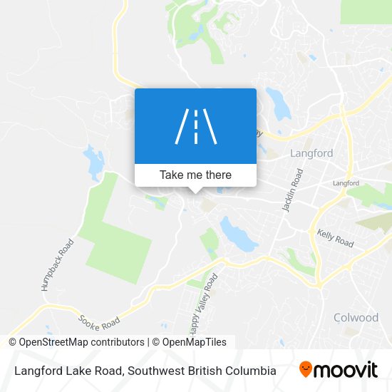 Langford Lake Road map