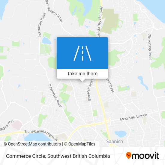 Commerce Circle map