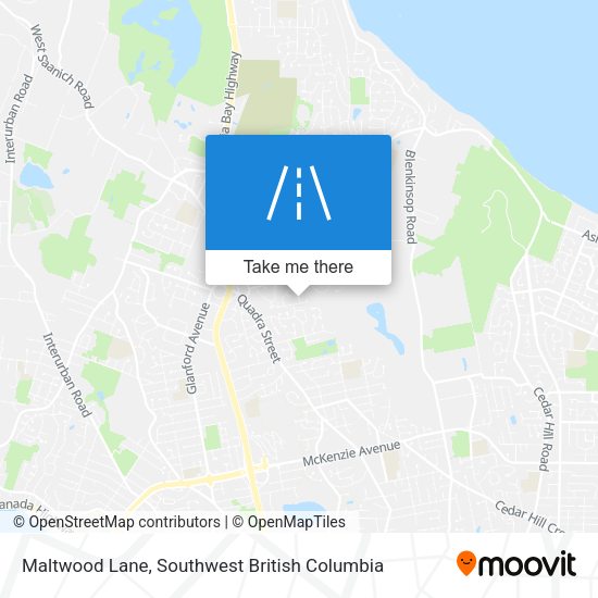 Maltwood Lane map