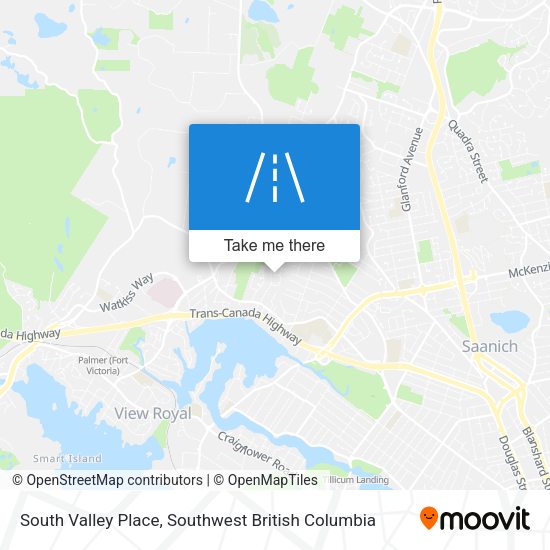 South Valley Place map