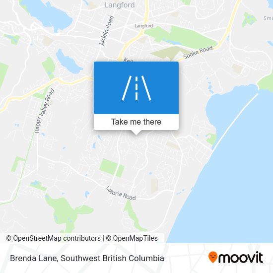 Brenda Lane map