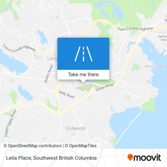 Leila Place map