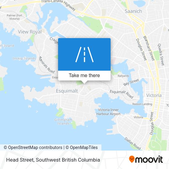 Head Street map