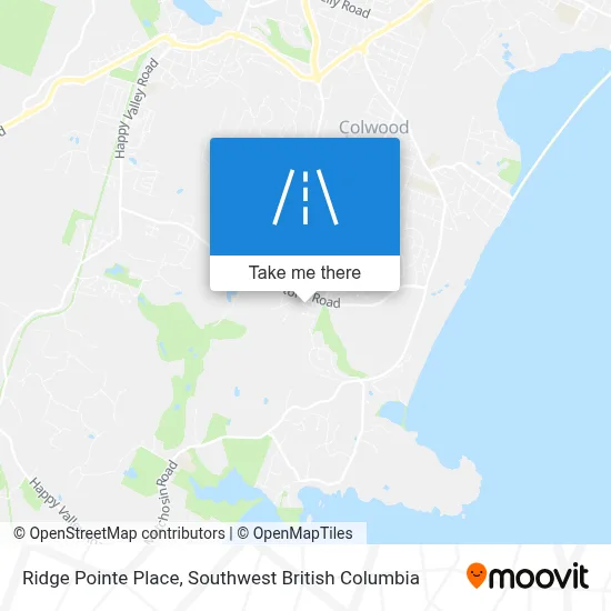 Ridge Pointe Place map