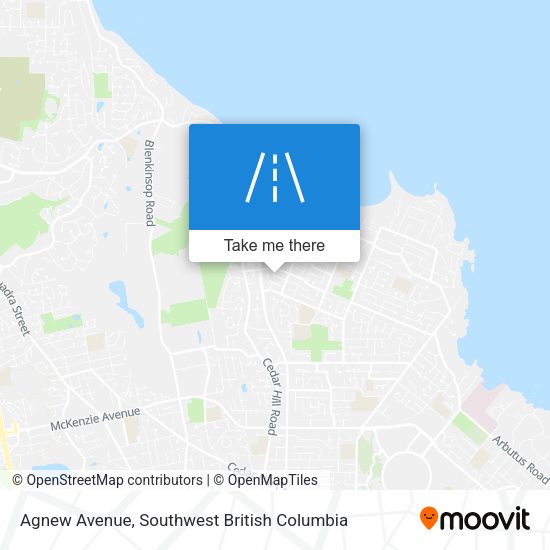 Agnew Avenue map